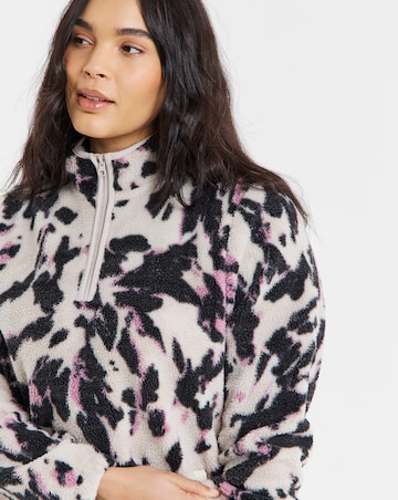 Snowdonia Printed 1/4 Zip Fleece