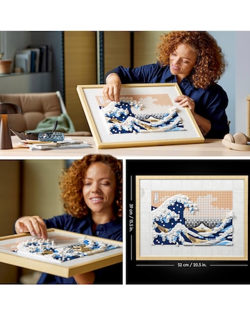 LEGO ART Hokusai - The Great Wave Wall Art Adults Set 31208