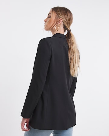 Black Single Breasted Blazer