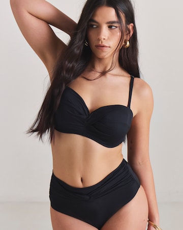 MAGISCULPT Twist Front Bandeau Underwired Bikini Top