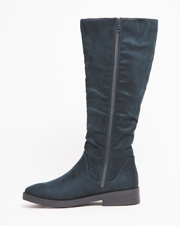 Evren Ruched Boot - Standard Fit (D) & Standard Calf