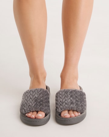 Constance Comfort Slider Slippers Wide E Fit