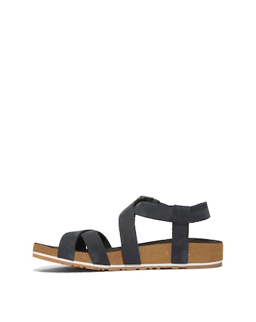 Timberland Malibu Waves Jet Black Nubuck Sandals