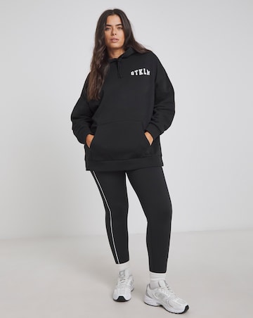 Simply Be Black Stockholm Graphic Hoodie