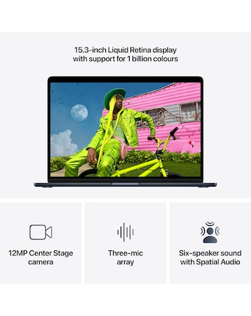 Apple MacBook Air (M5, 2026) 15in 10-core CPU 10-core GPU 16GB 1TB - Midnight