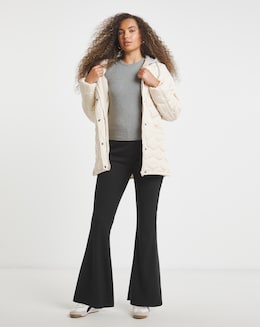 Chocolate Flared Jogger