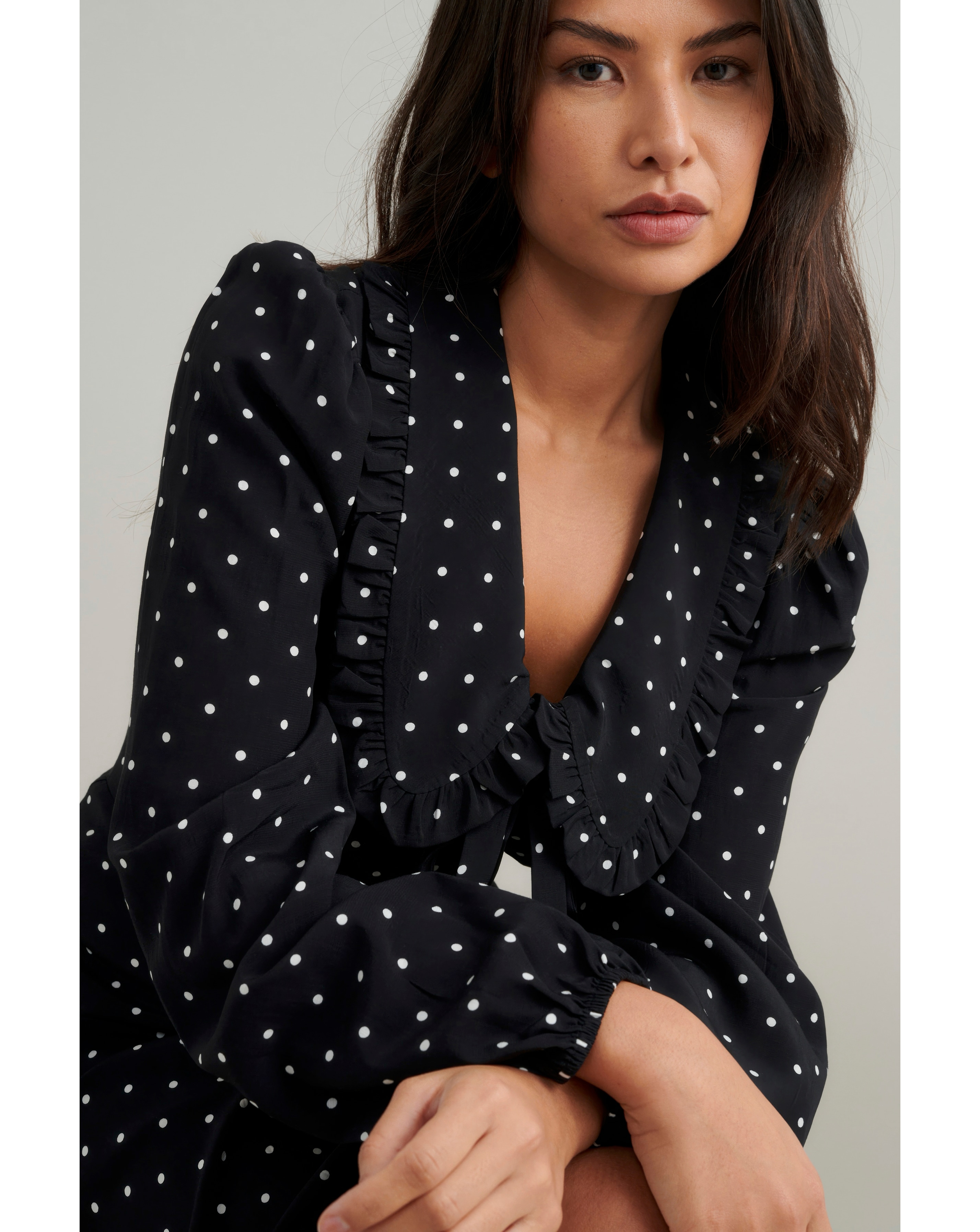 Nobody's Child Otillie Spot Midi Dress | Simply Be