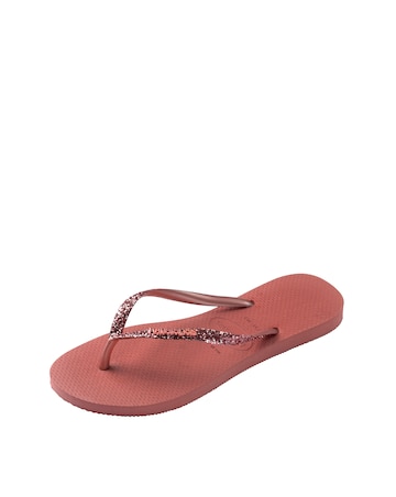 Havaianas Slim Glitter II Toe Post Flip Flop Sandals