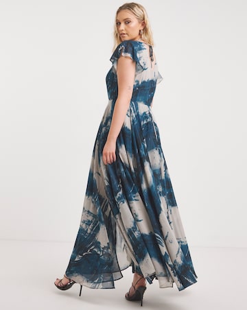 Religion Destiny Angel Sleeve Maxi Dress