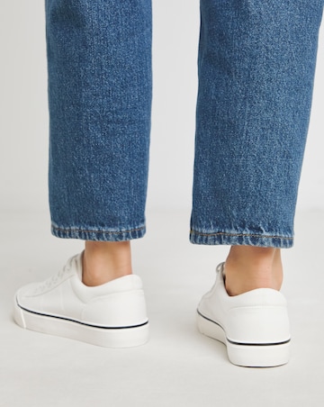 Ryder Lace Up Canvas Trainer - Standard Fit (D)