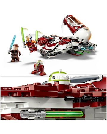 LEGO Star Wars Ahsoka's Jedi Interceptor Building Toy 75401