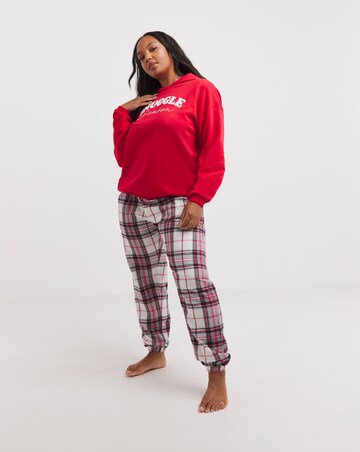 Pretty Secrets Christmas Check Lounge Set