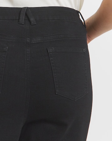 Super Stretch Premium Denim Black Slim Jeans