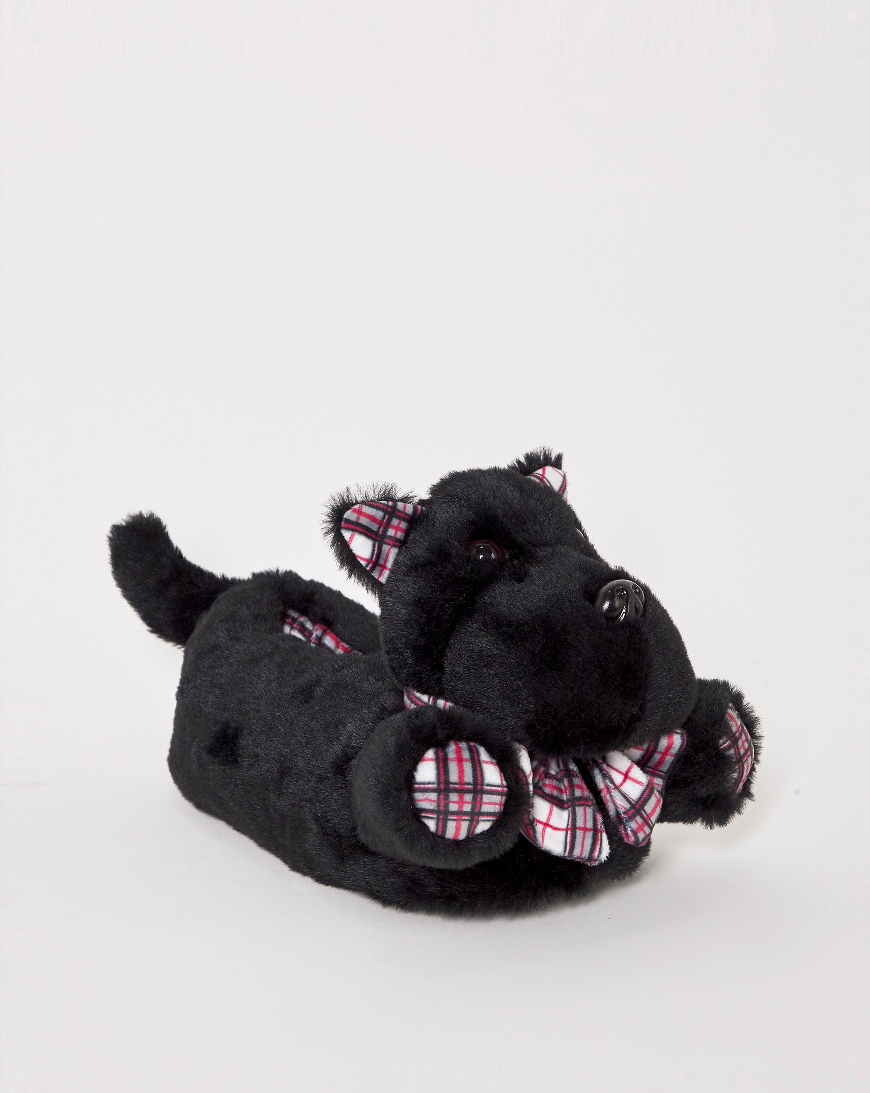 Scotty Dog Novelty Slippers - Wide Fit (E)