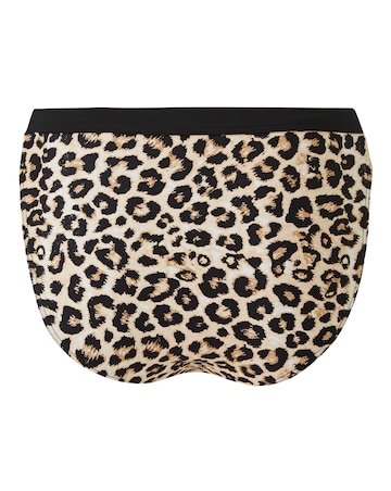 Animal Print Hipster Bikini Brief