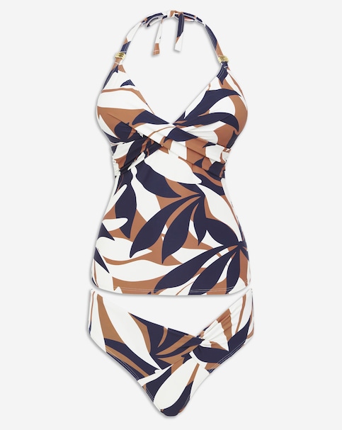MAGISCULPT Twist Front Tankini Set