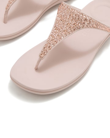 FitFlop Rose Solay Mixed-Crystal Toe-Post Sandals - Standard Fit (D)