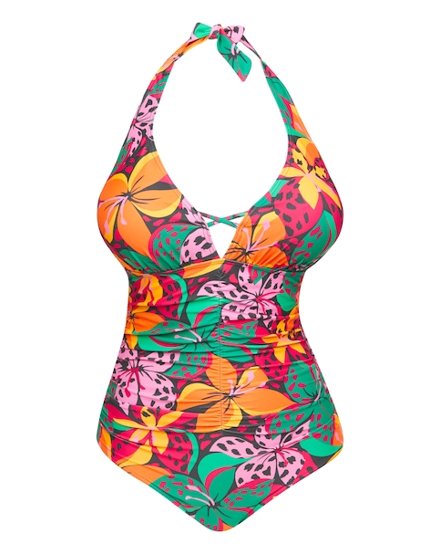 Tummy Control Halterneck Swimsuit