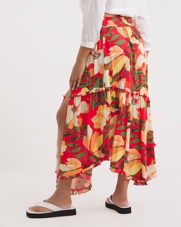 Hawaii Asymmetric Beach Skirt