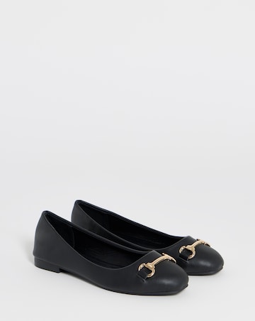 Tandra Classic Ballerina With Snaffle Trim - Extra Wide Fit (EEE)