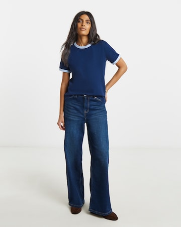 Navy & Blue Ringer T-Shirt