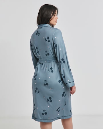 Pretty Secrets Cherry Print Supersoft Dressing Gown