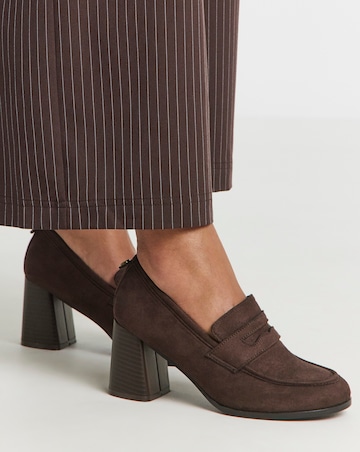 Budapest Vintage Platform Loafer Shoes - Wide Fit (E)