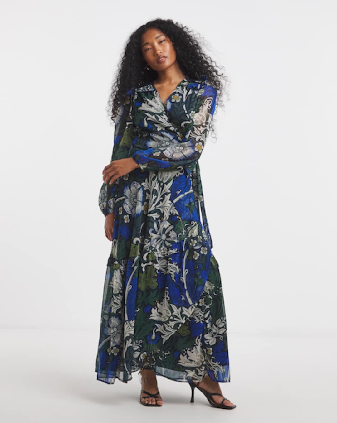 Simply Be Dobby Ombre Jacquard Maxi Dress | Simply Be