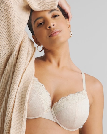 Pretty Secrets (3 Pack) Harper Lace Ribbed Plunge T-Shirt Bras (B-F)