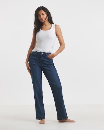 Simply Be 99 1 Indigo Comfort Relaxed Straight Leg Jeans