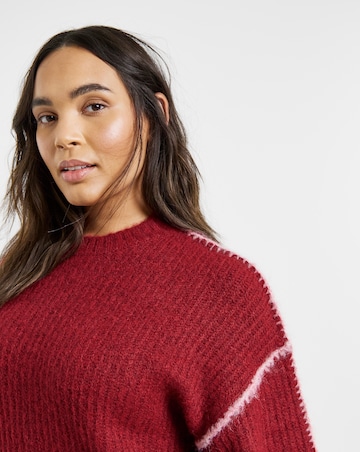 Native Youth Hand Embroided Wide Sleeve Knitted Jumper