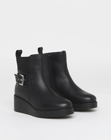 Natalie Wedge Chelsea Boots - Wide Fit (E)