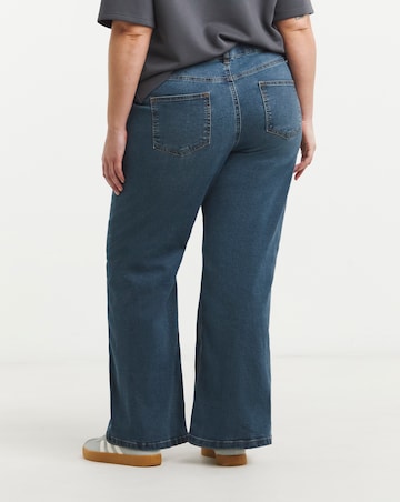 Vintage Blue 24/7 Stretch Wide Leg Jeans