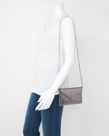 Pewter Mini Clutch Bag