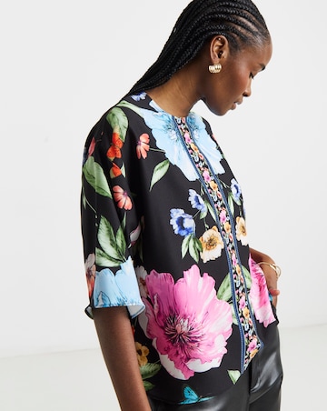 Joanna Hope Floral Printed Blouse