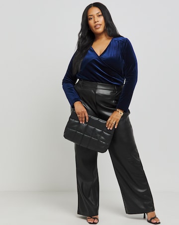 Joe Browns Roxanna Wrap Velour Top