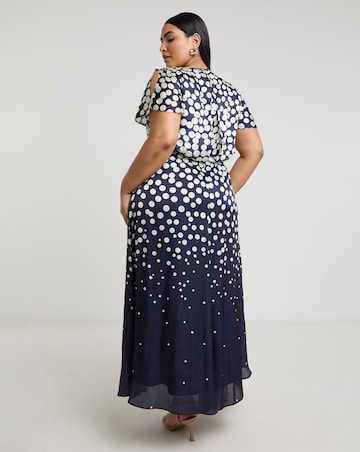 Joanna Hope Split Sleeve Maxi Dress