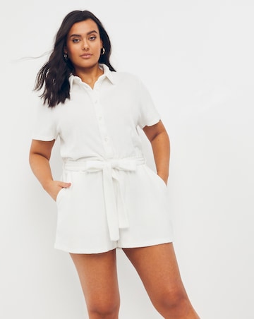 Simply Be Cotton Towelling Playsuit