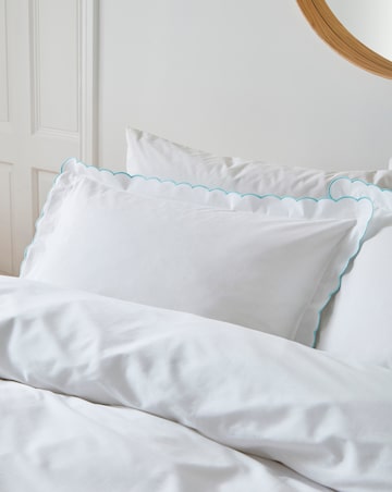 Julipa 100% Cotton Scalloped Edge Duvet Set