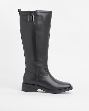 Winona Smart Leather Riding Boots - Wide Fit (E) & Curvy Calf
