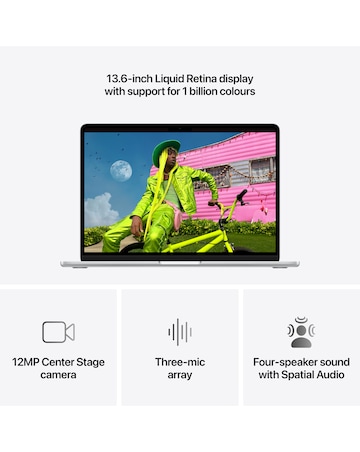 Apple MacBook Air (M5, 2026) 13in 10-core CPU 10-core GPU 16GB 1TB - Silver