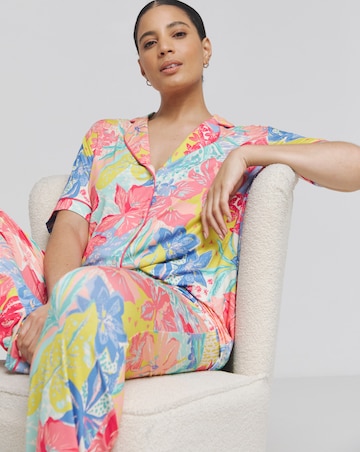 Figleaves Camelia Button Through Pyjama Set