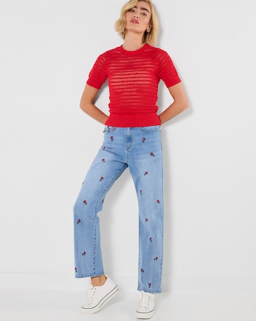 Joe Browns Amelia Floral Embroidered Jeans