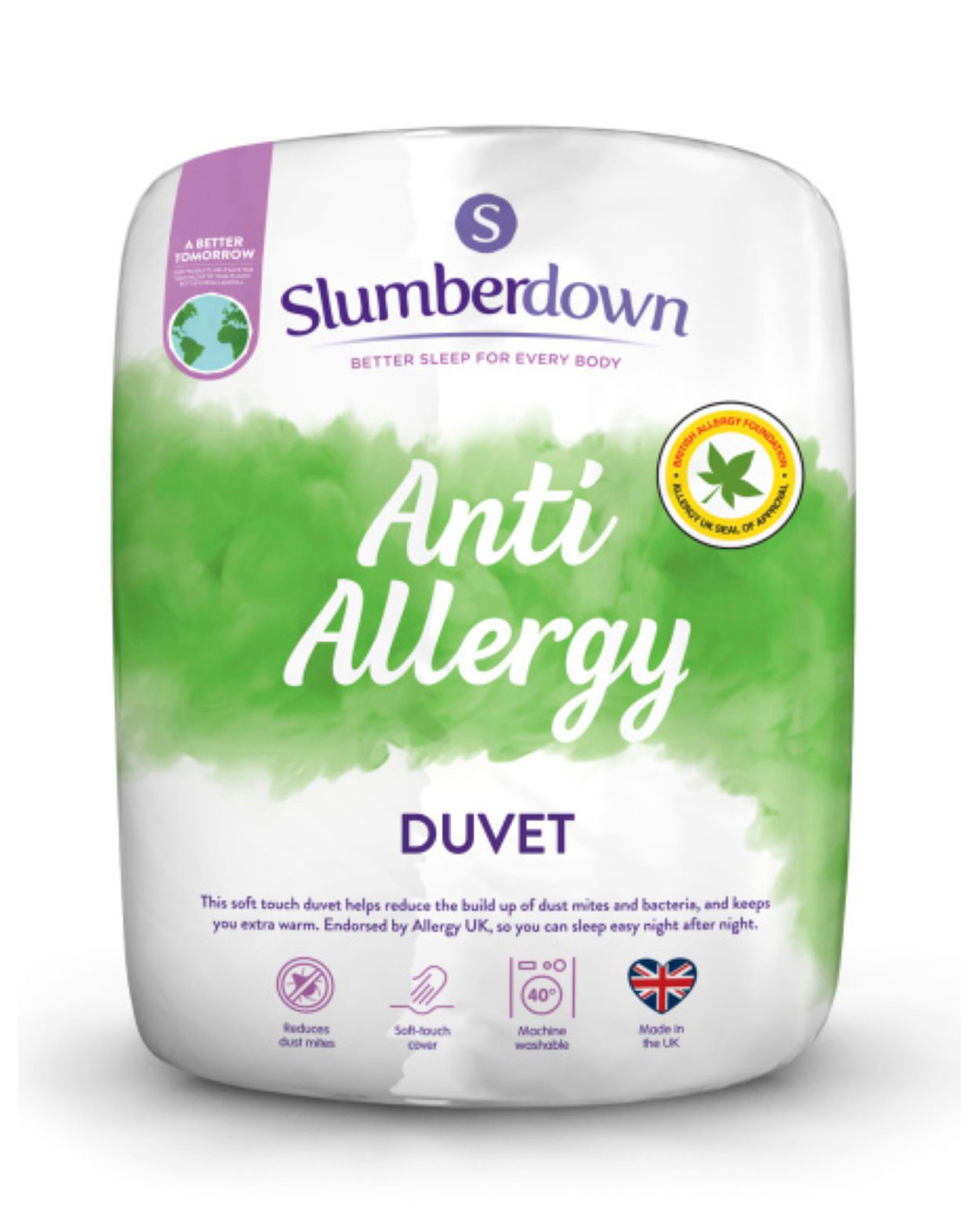 Slumberdown Anti Allergy 4.5 Tog Duvet