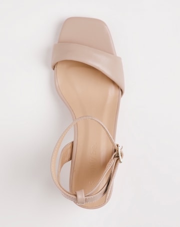 Rimini Barely There Block Heeled Sandals Wide Fit