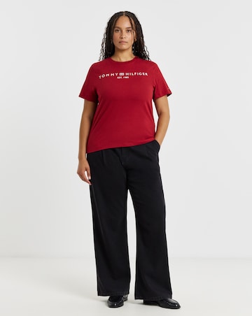 Tommy Hilfiger Logo Short Sleeve Crew Neck