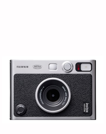 Fujifilm Instax Mini Evo Hybrid Instant Camera with 20 Shot Film Pack - Black