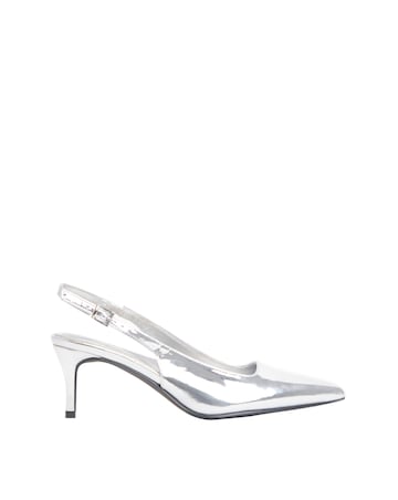 Simply Be Aspen Pointed Toe Slingback Shoes - Wide Fit (E)