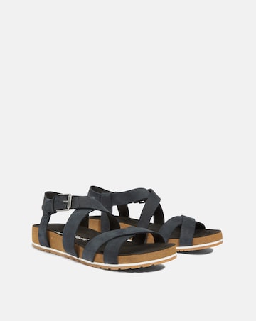 Timberland Malibu Waves Jet Black Nubuck Sandals