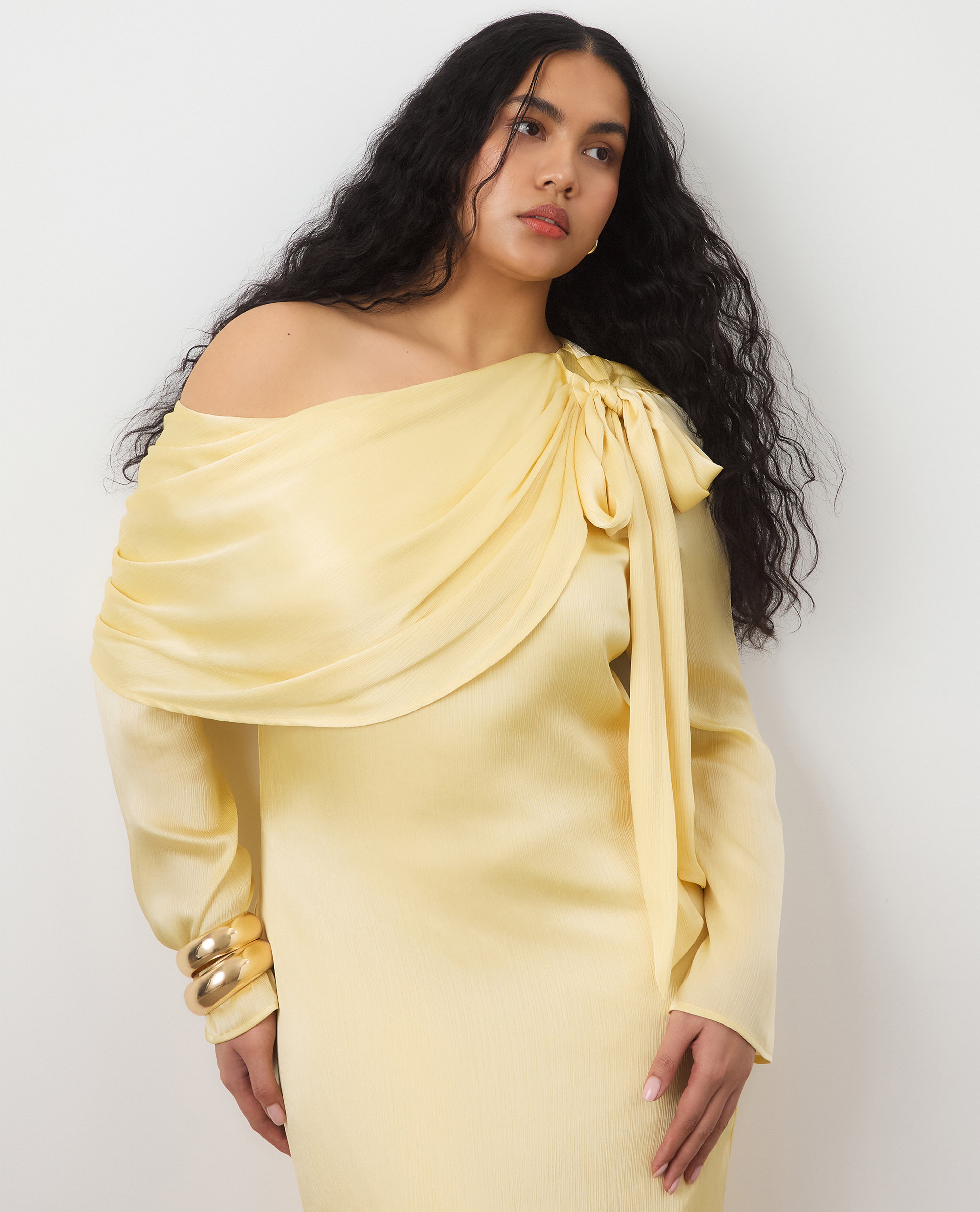 Yellow dress from Pretty Lavish